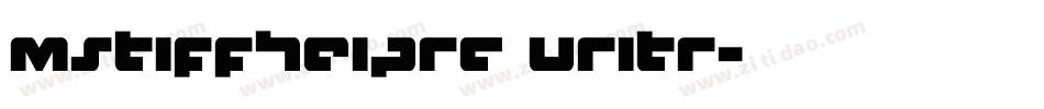 mstiffheiprc uritr字体转换
